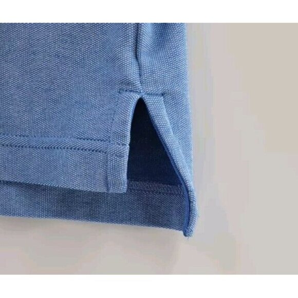 Izod Advantage Performance Stretch Polo Shirt Men’s Size M Blue Short Sleeve - Picture 5 of 8